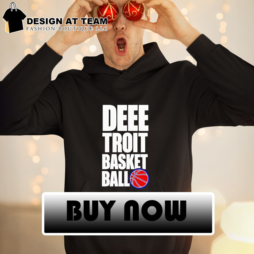 Detroit Pistons NBA Basketball Deee Troit Basketball Fan Sports Team shirt