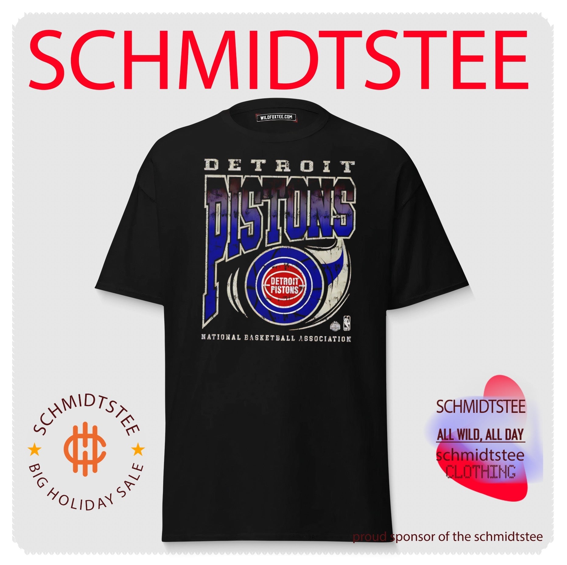 Detroit Pistons National Basketball Association vintage shirt