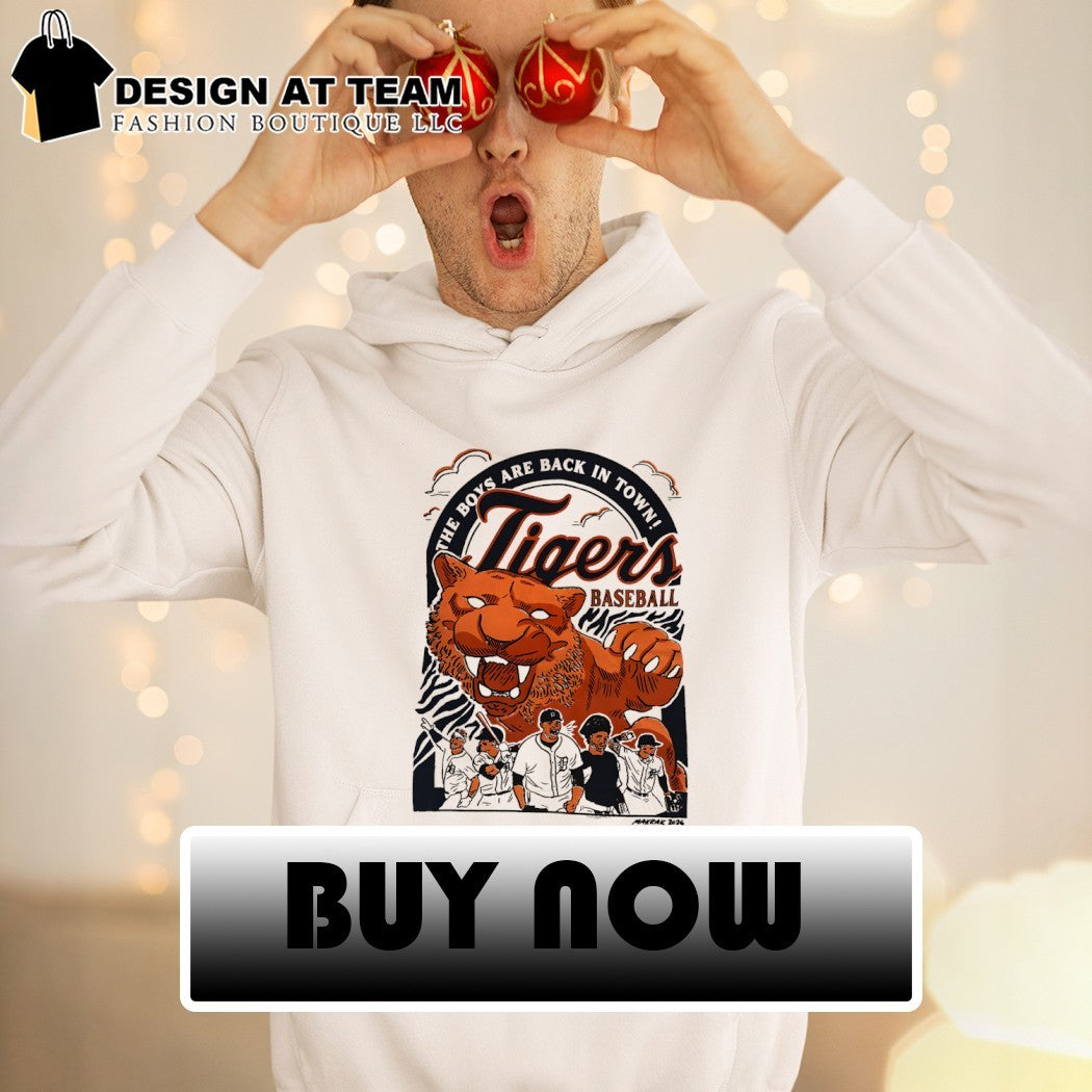 Detroit Tigers Baseball the boys are back in town 2026 shirt