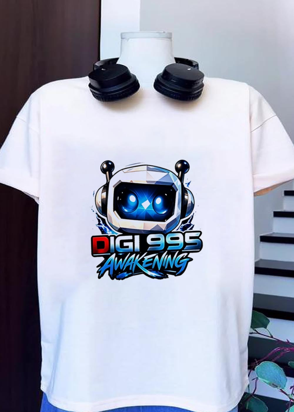 Digi 995 Awakening Robot Gaming T-Shirt