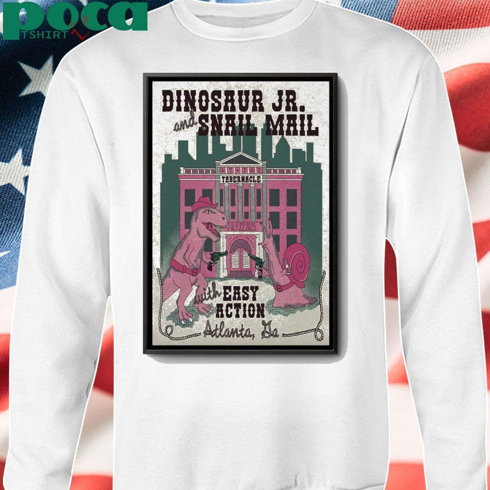 Dinosaur JR. And Snail Mail 7-22-2025 Tabernacle In Atlanta GA Poster shirt