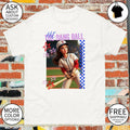 Distressed Doll Face Meme Hit The Dang Ball Baseball shirt