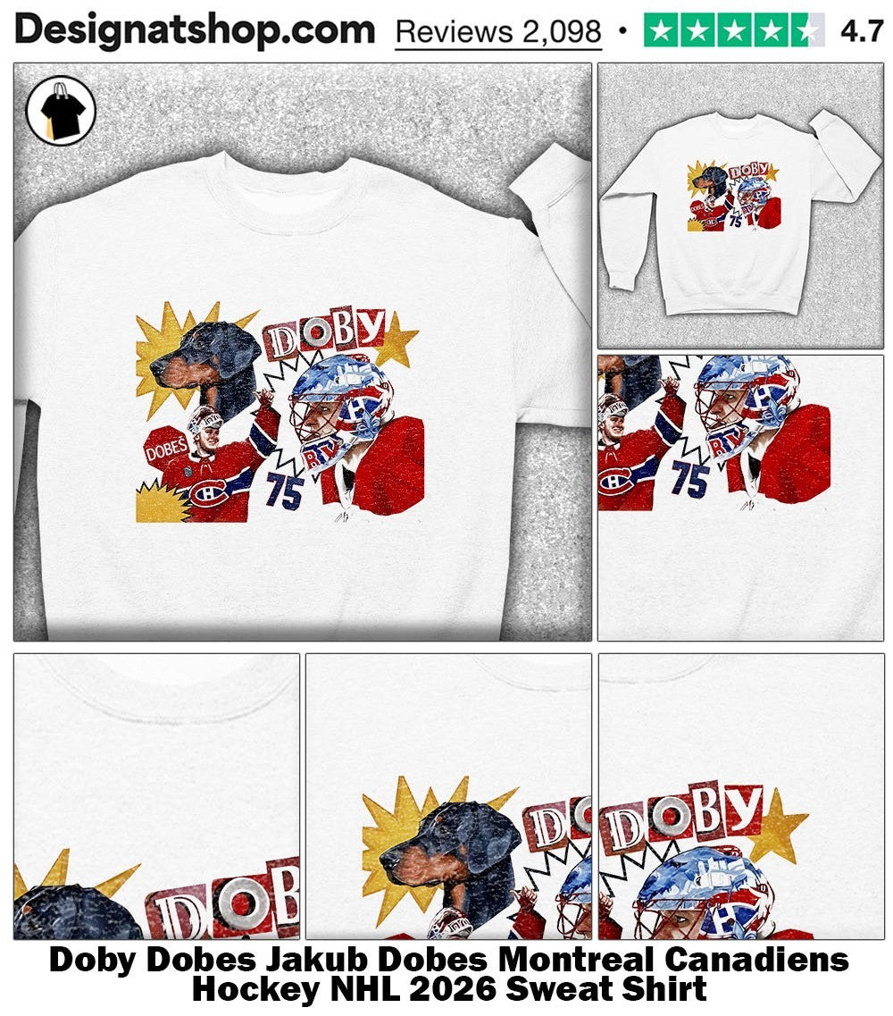Doby Dobes Jakub Dobes Montreal Canadiens Hockey NHL 2026 shirt