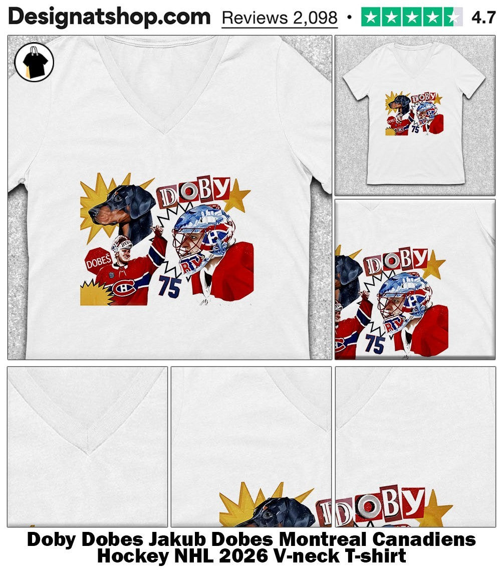 Doby Dobes Jakub Dobes Montreal Canadiens Hockey NHL 2026 shirt