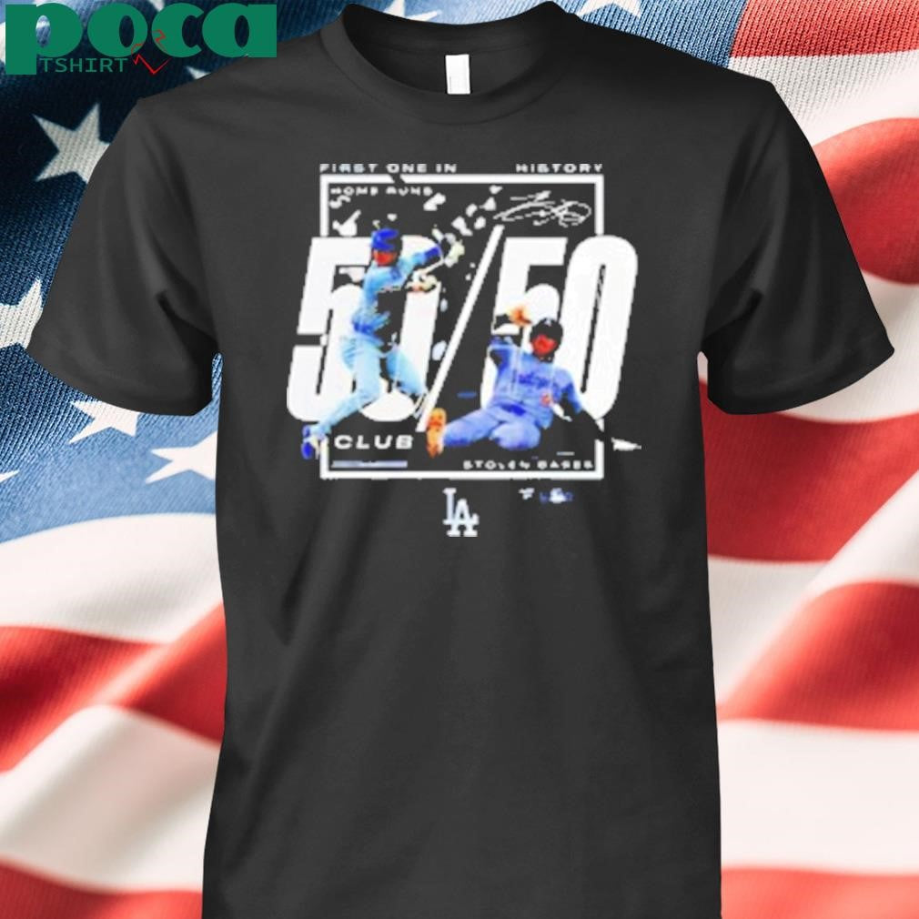 Dodgers Shohei Ohtani 50 50 Club Shirt