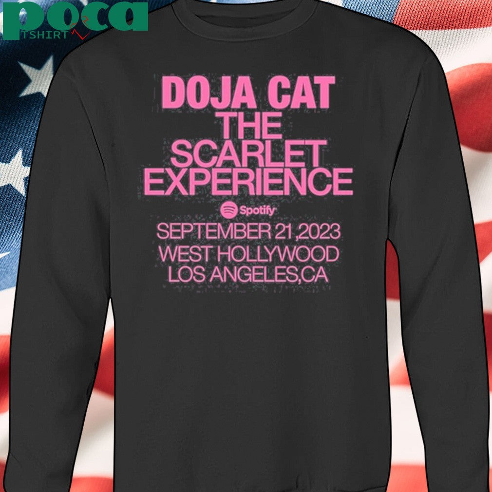 DojaCat The Scarlet Experience September 21,2023 West Hollywood Los Angeles, Ca shirt