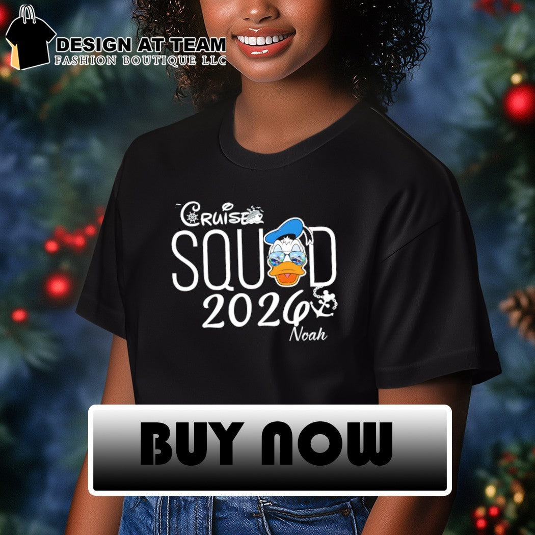 Donald Duck Cruise Squad 2026 Noah shirt