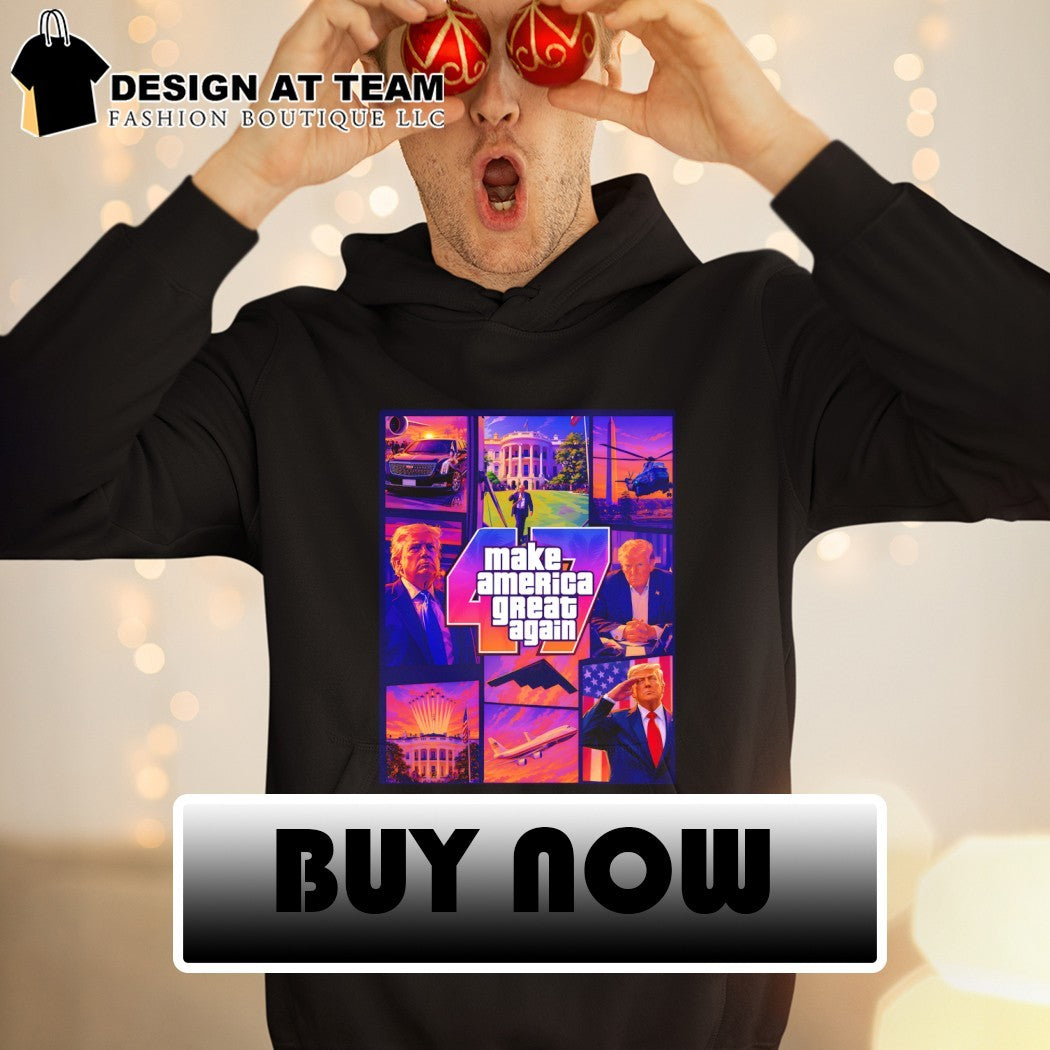 Donald Trump White House Grand Theft Auto Make America great again shirt