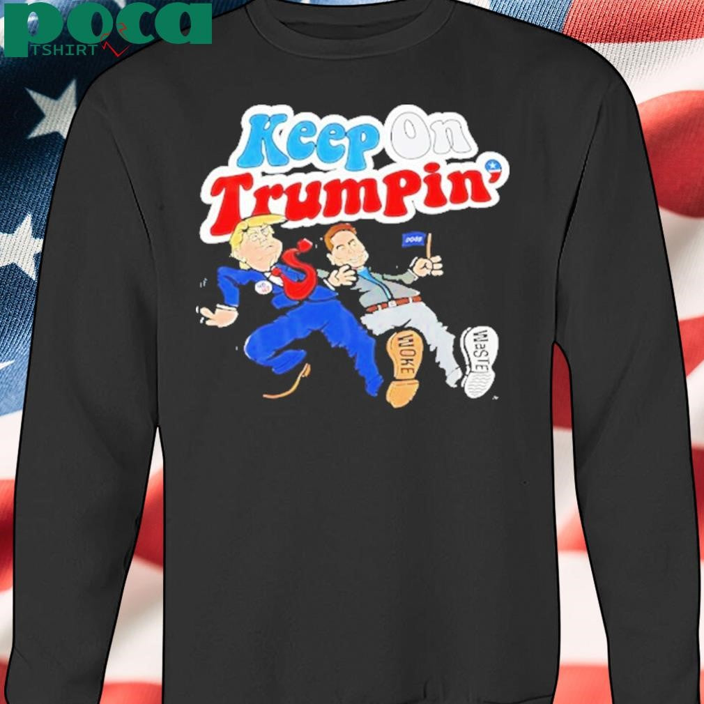 Donald Trump X Elon Musk Keep On Trumpin Cartoon Shirt