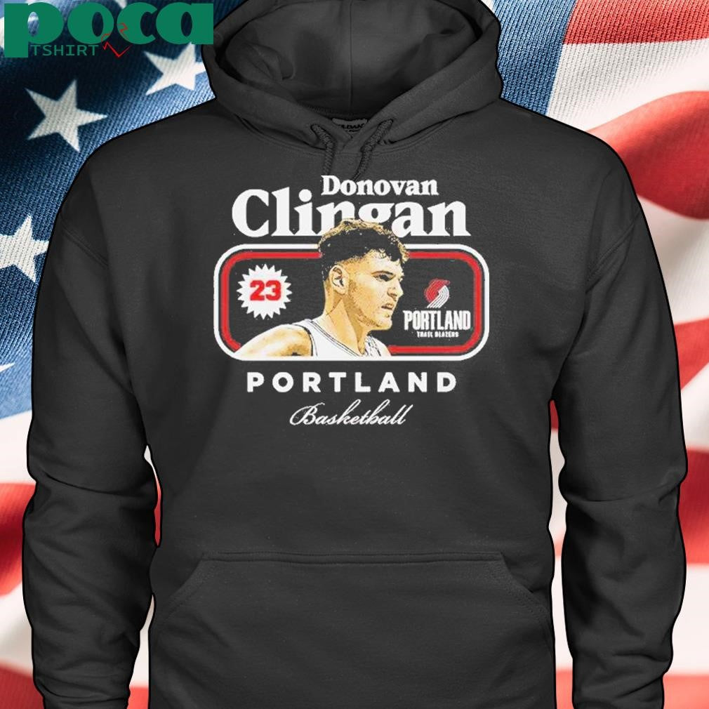 Donovan Clingan Portland Trail Blazers Nba Basketball Cover Vintage Shirt