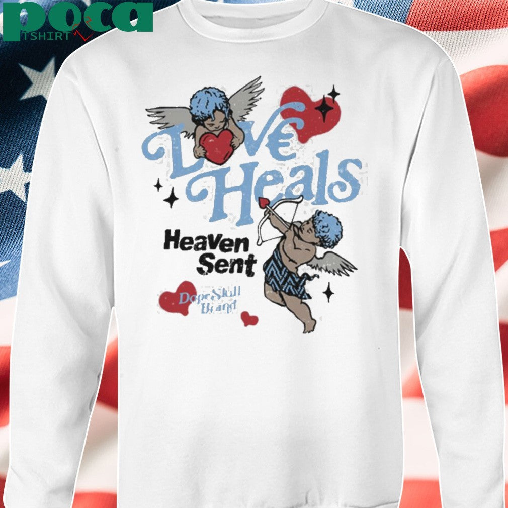 DopeSkill Love Heals Graphic shirt