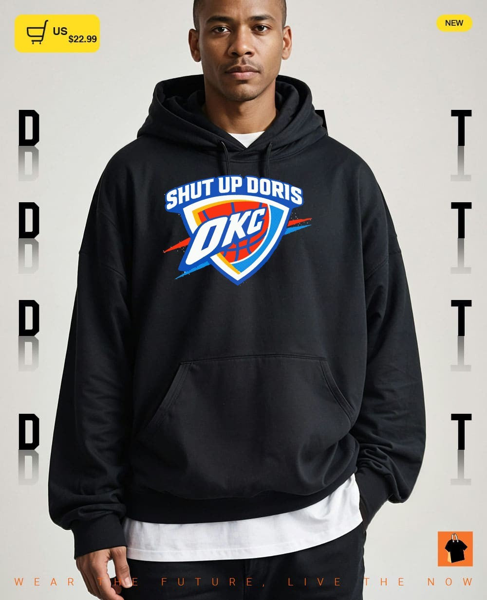 Doris Burke Oklahoma City Thunder Basketball Shut Up Doris logo shirt