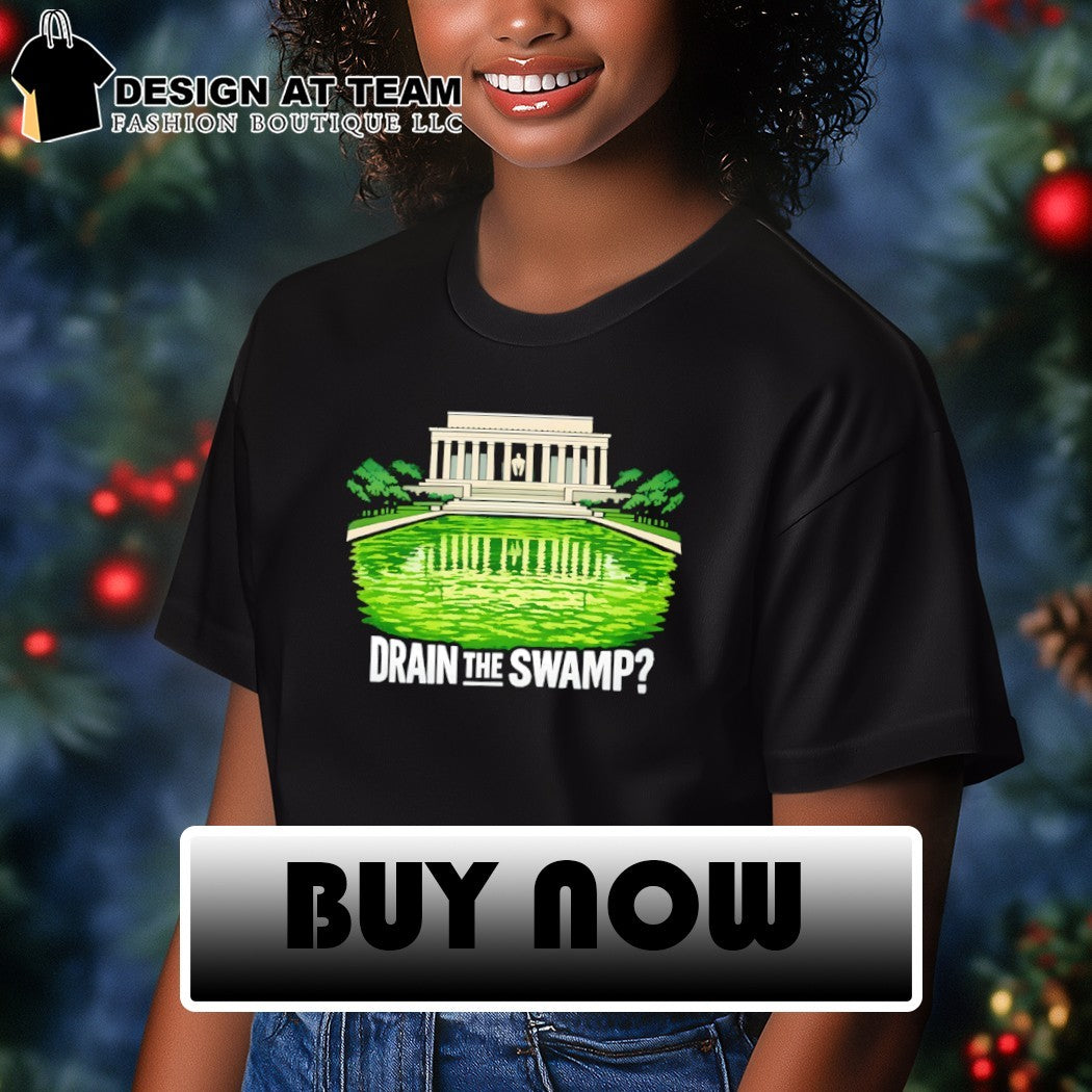 Drain the Swamp Anti Trump Lincoln Algae Satire shirt