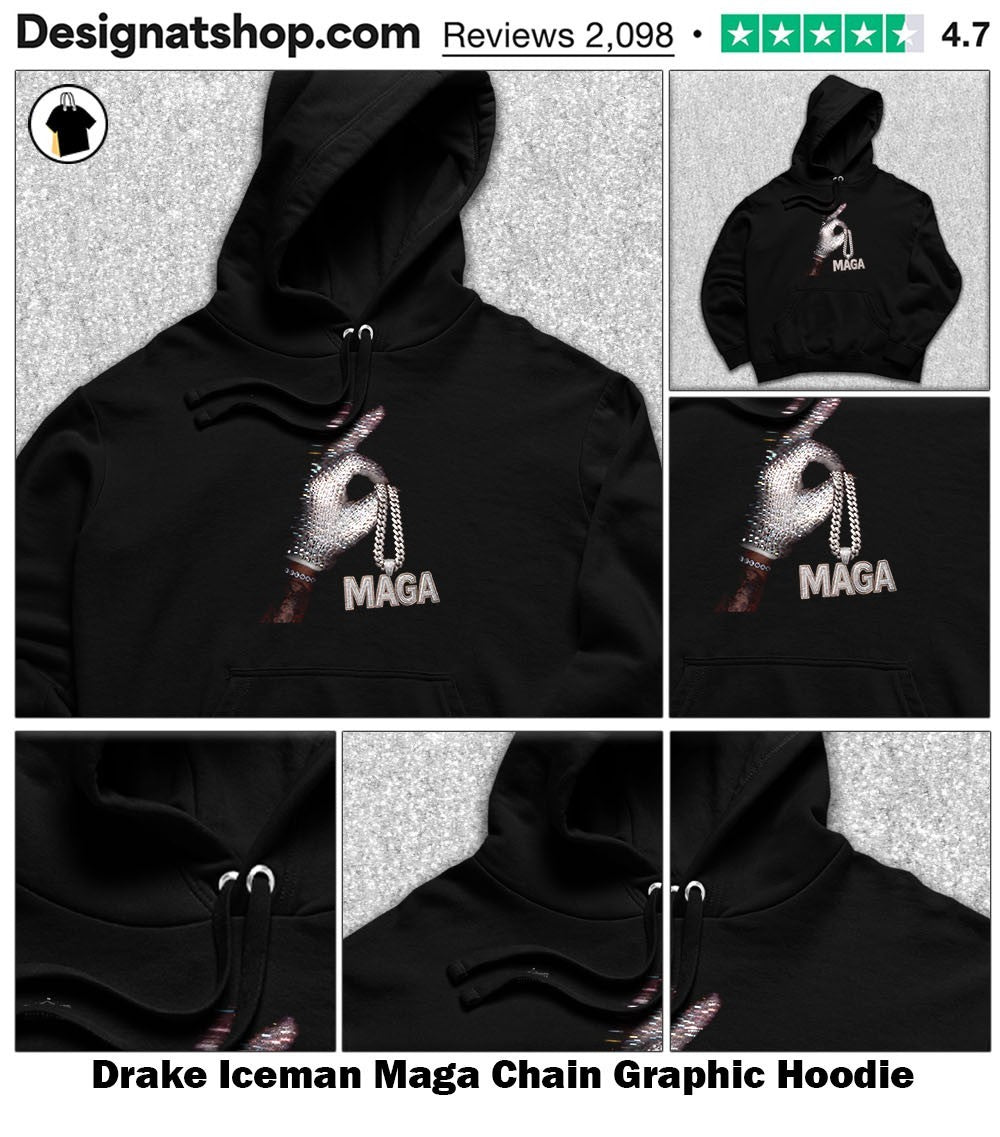 Drake Iceman Maga Chain Graphic shirt