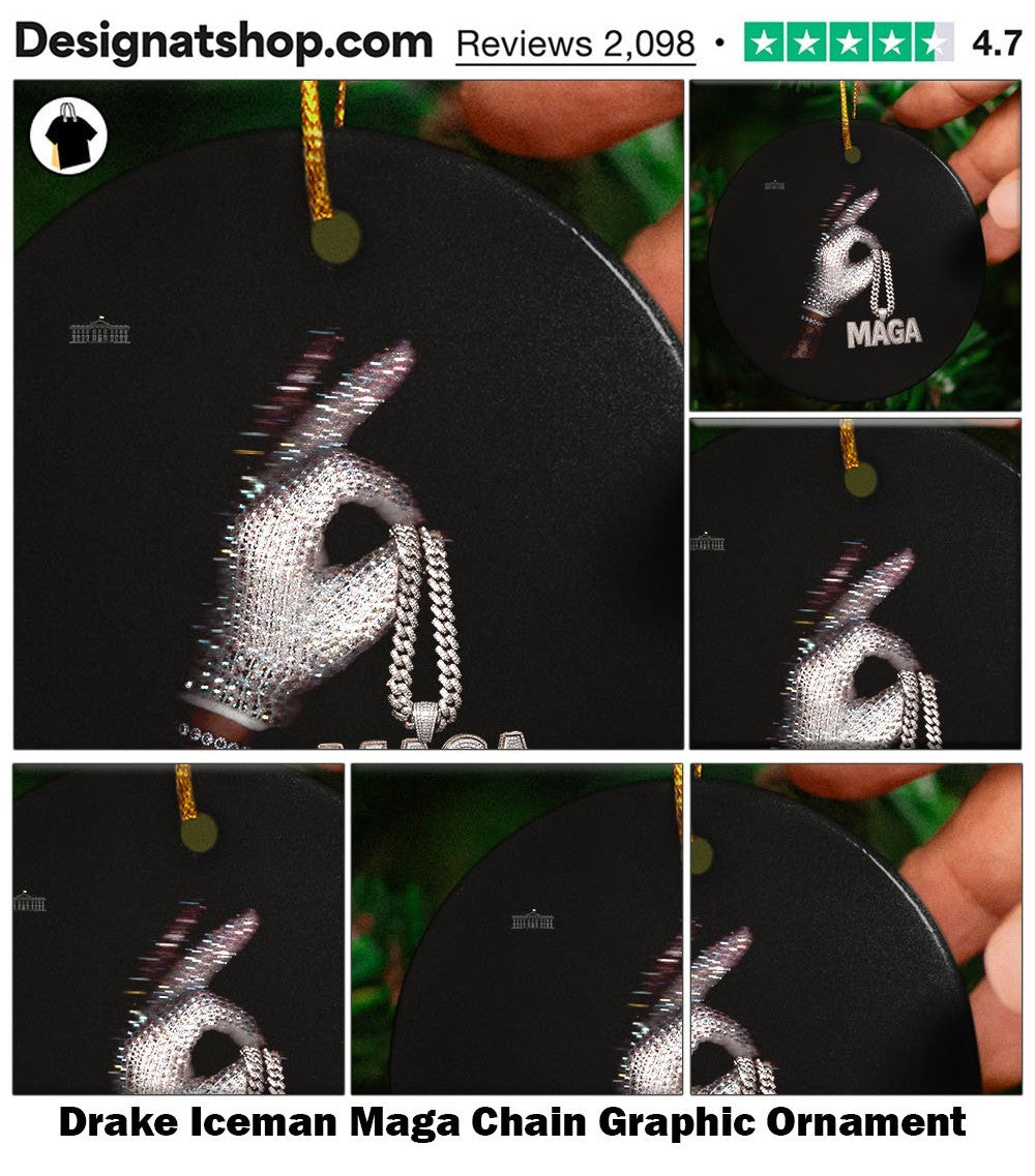 Drake Iceman Maga Chain Graphic shirt