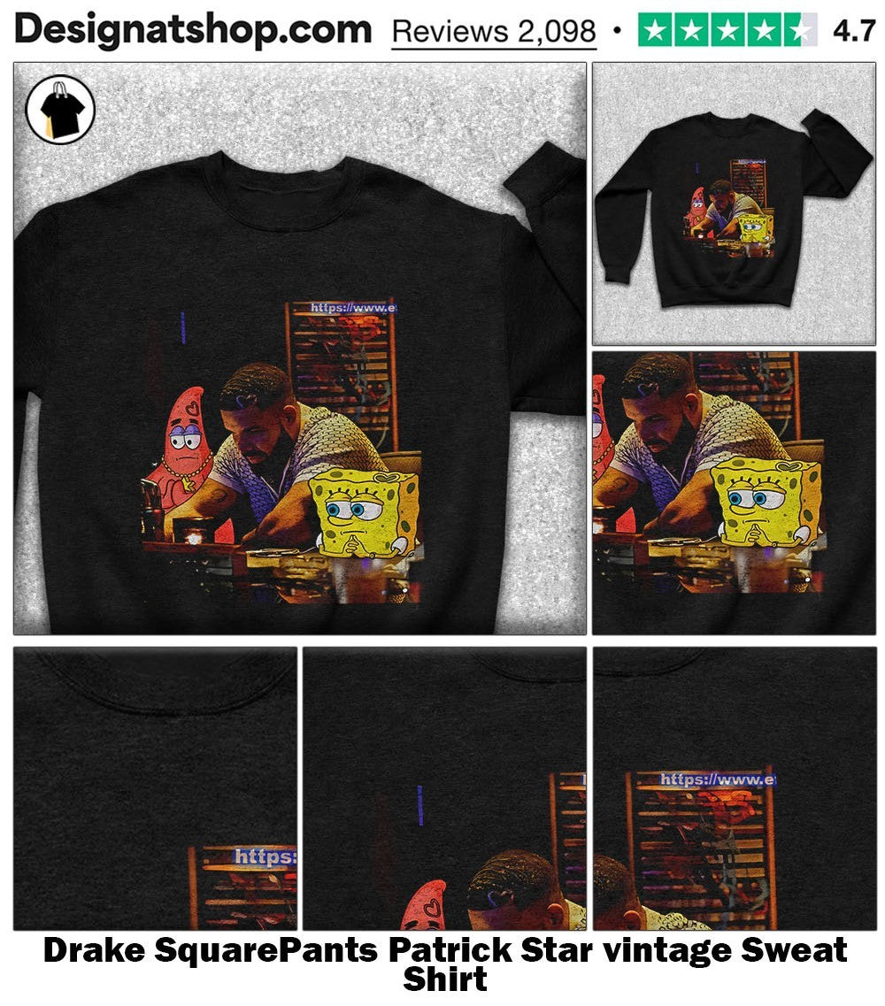 Drake SquarePants Patrick Star vintage shirt