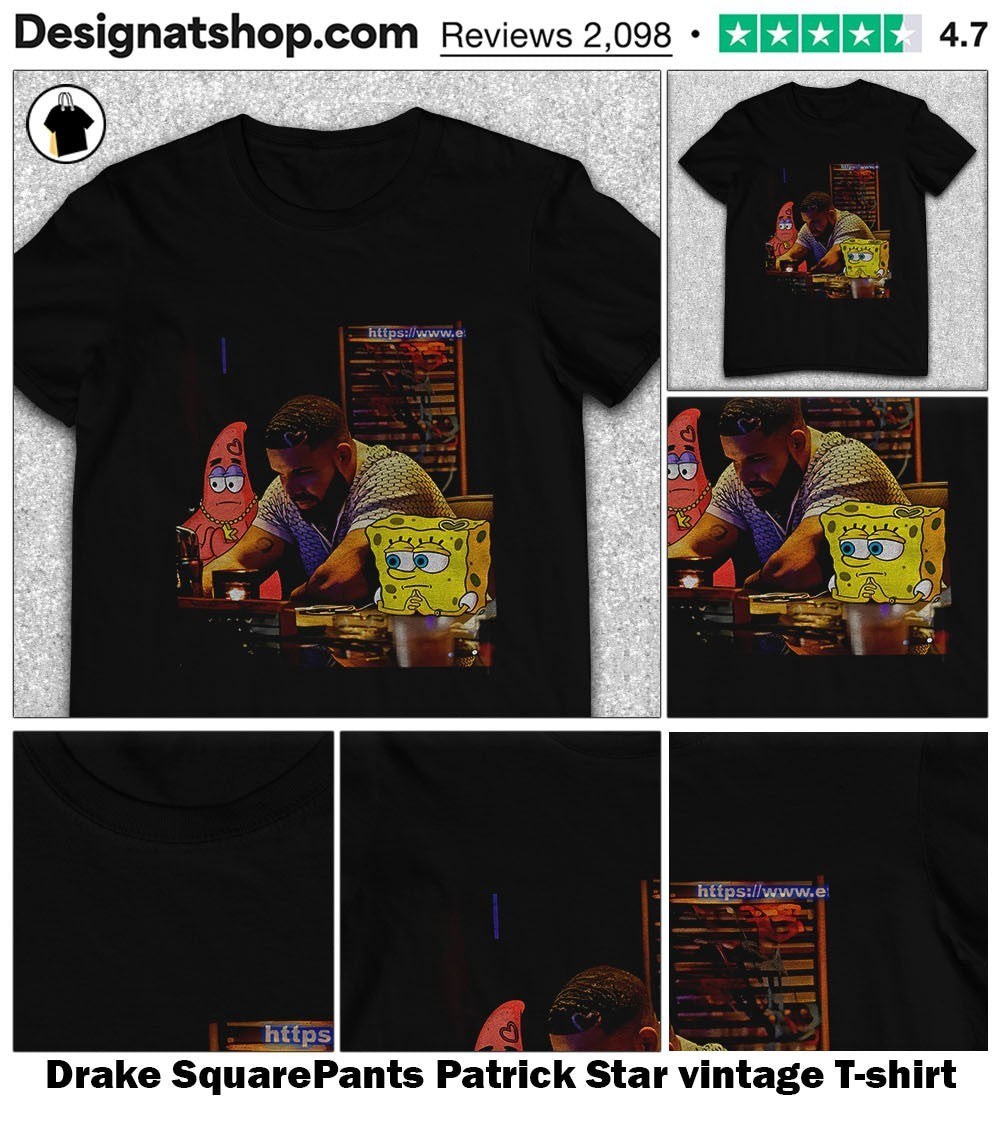 Drake SquarePants Patrick Star vintage shirt