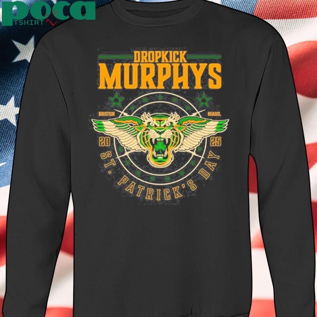 Dropkick Murphys St. Patrick’s Day 2025 Boston MA Tour Shirt