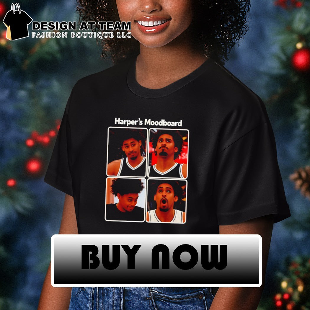 Dylan Harper Moodboard Spurs 2×2 Game Face Collage shirt