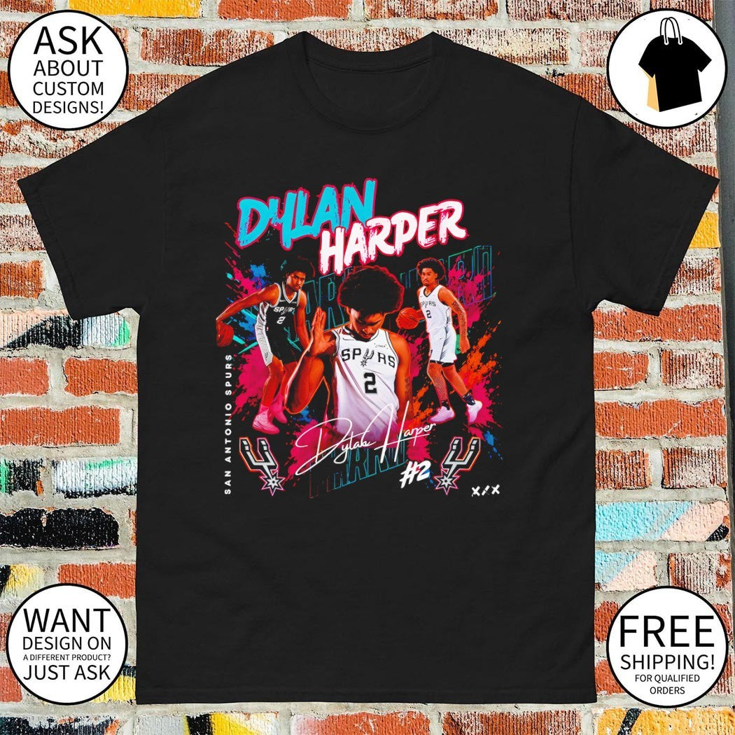 Dylan Harper San Antonio Spurs Basketball Jersey Dylan Harper #2 player team shirt