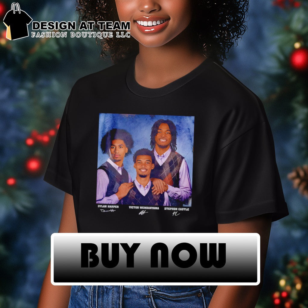 Dylan Harper Stephon Castle Victor Wembanyama Basketball Step Brothers 2026 shirt