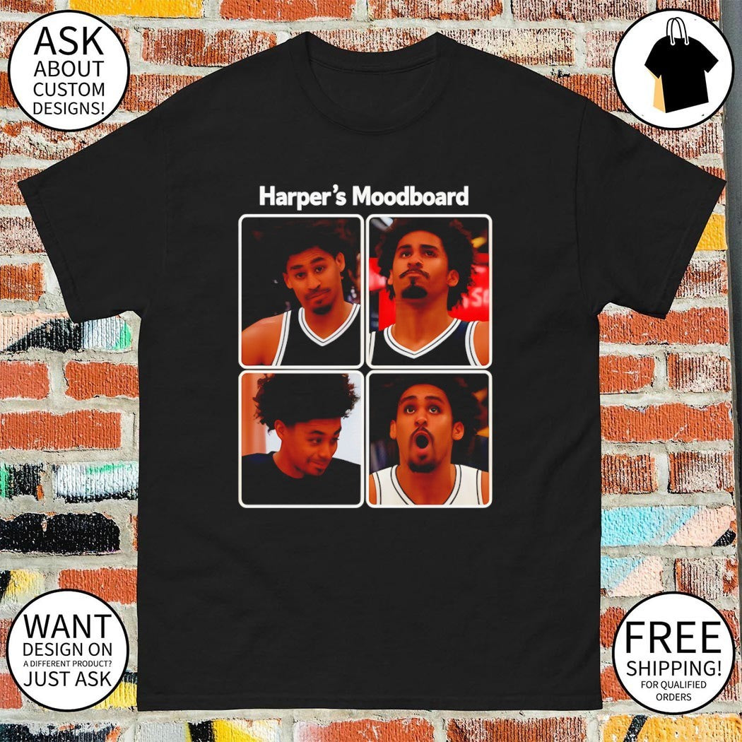 Dylan Harper’s Moodboard San Antonio Spurs NBA Basketball graphic shirt