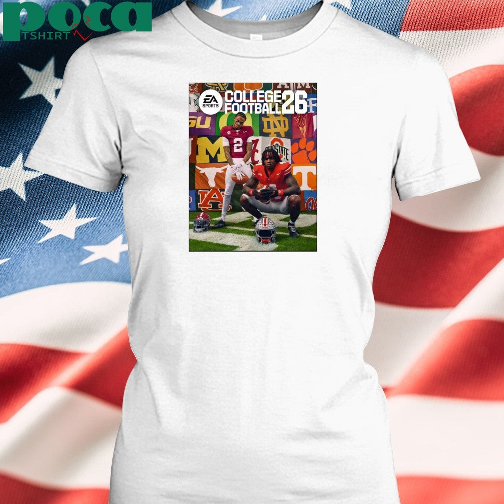 EA College Football 26 Cover Star With Ryan Williams And Jeremiah Smith shirt