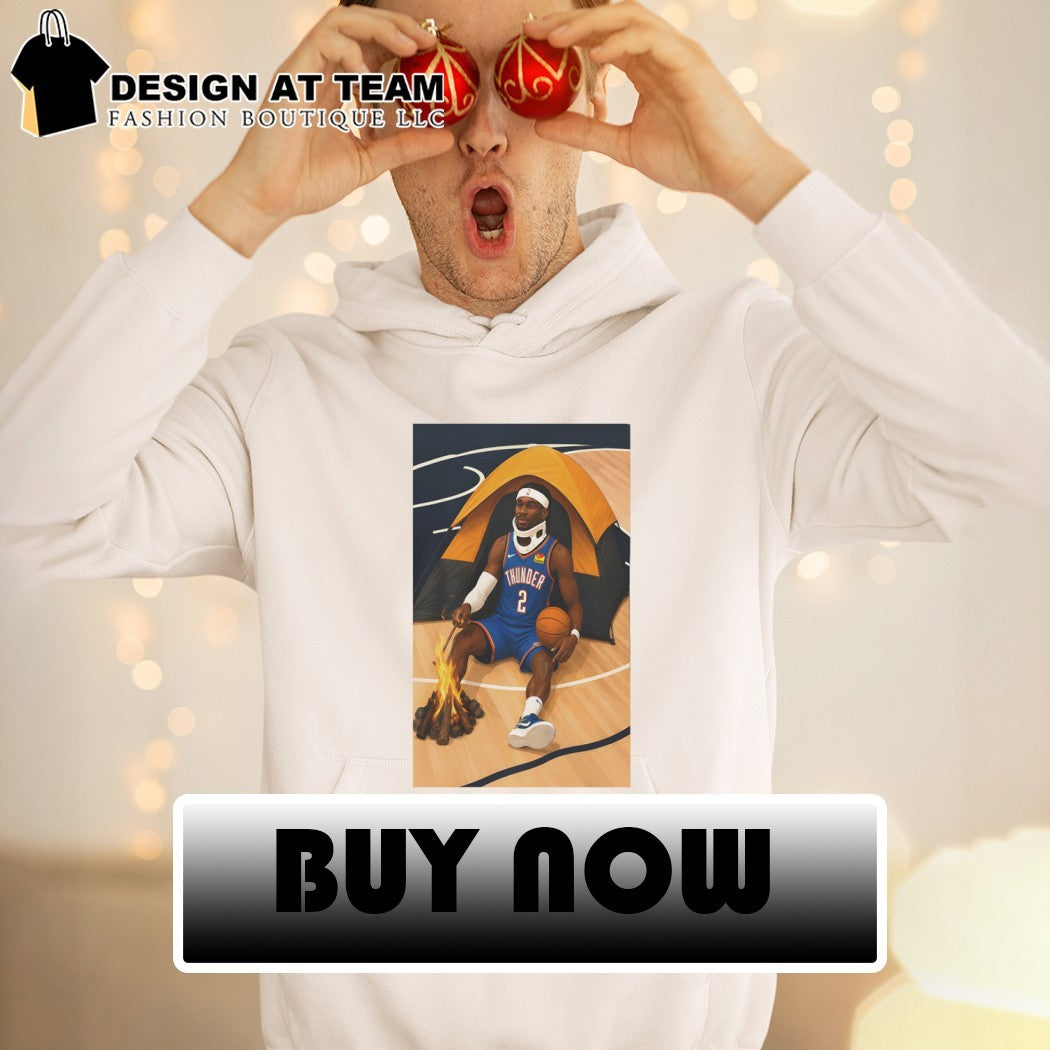 Shai Gilgeous-Alexander injury Oklahoma City Thunder NBA cartoon 2026 shirt