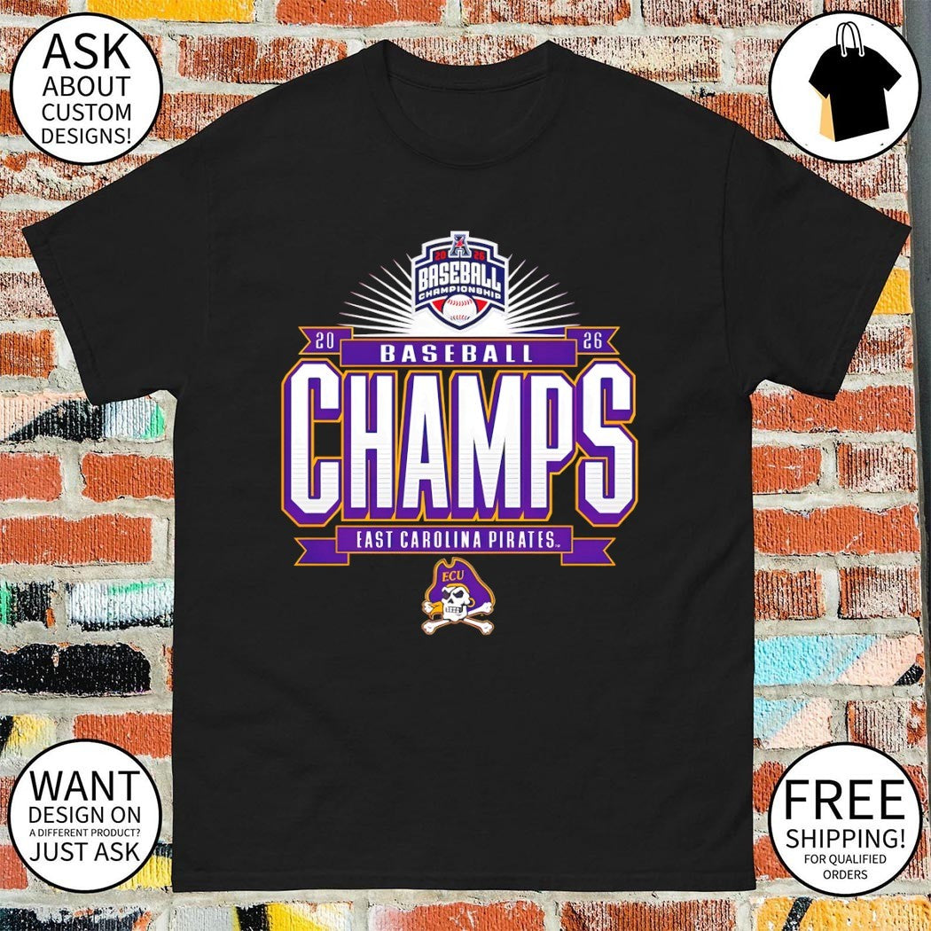 East Carolina Pirates 2026 American Conference Baseball Champions 2026 shirt
