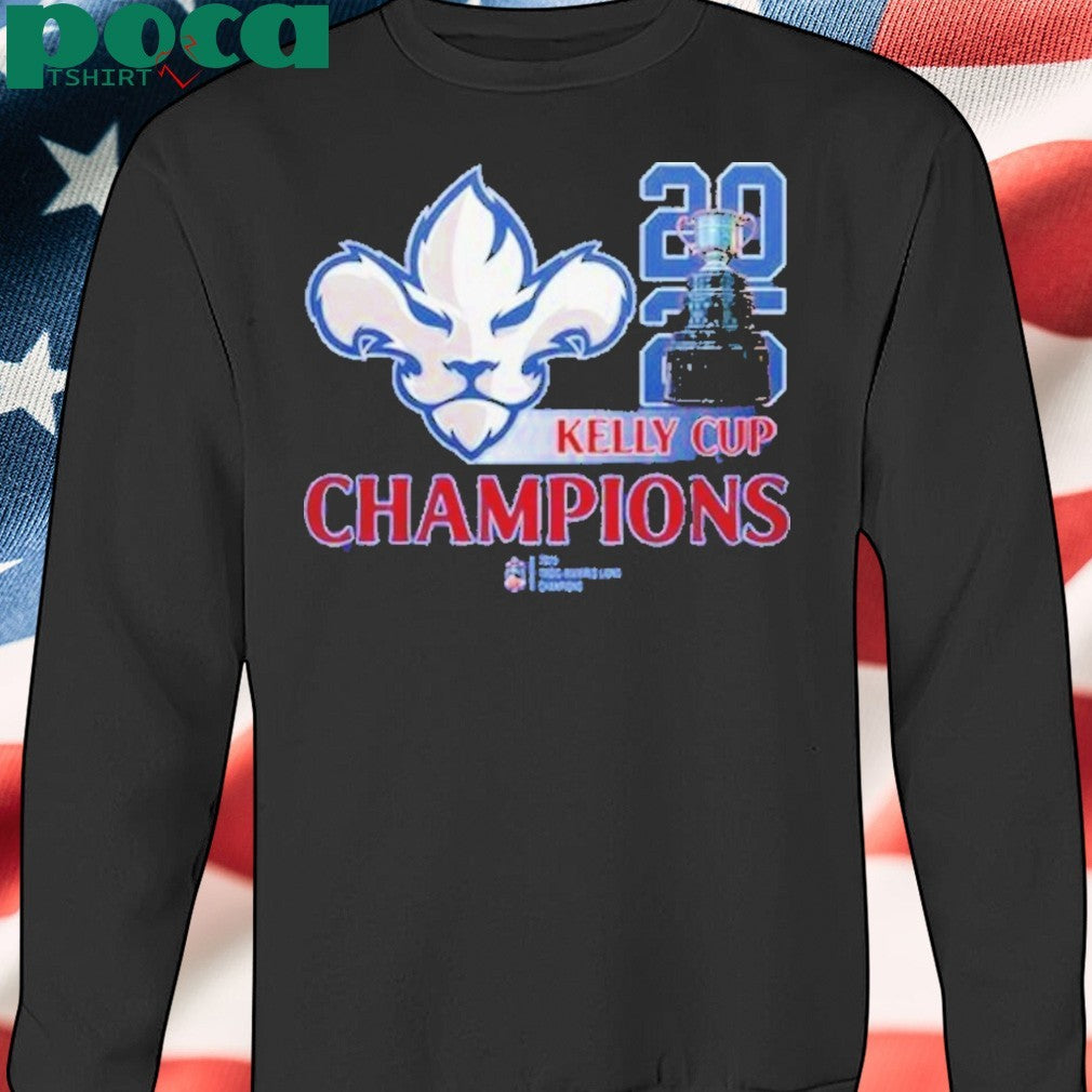 East Coast Hockey League Champions 2025 Trois-Rivieres Lions shirt