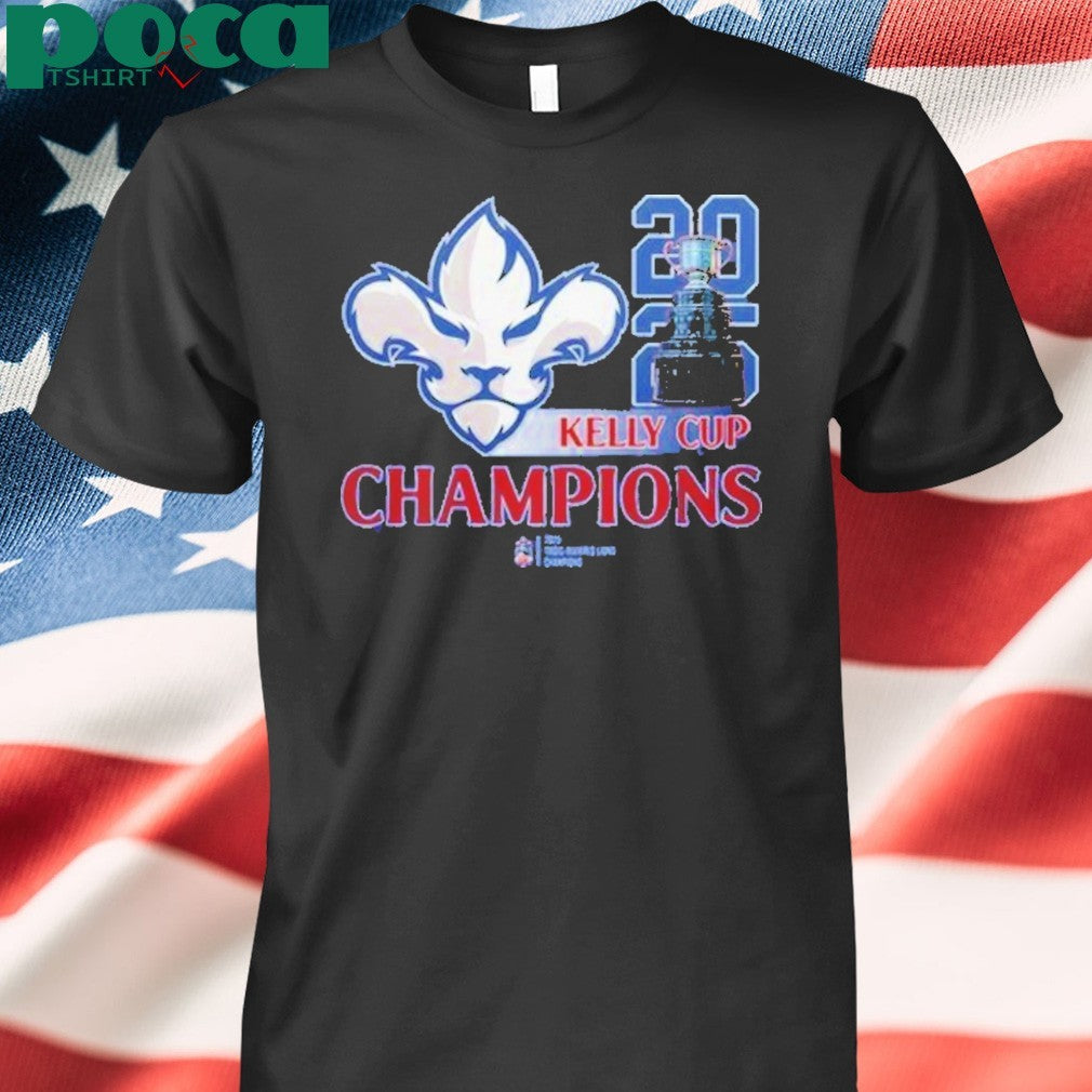 East Coast Hockey League Champions 2025 Trois-Rivieres Lions shirt