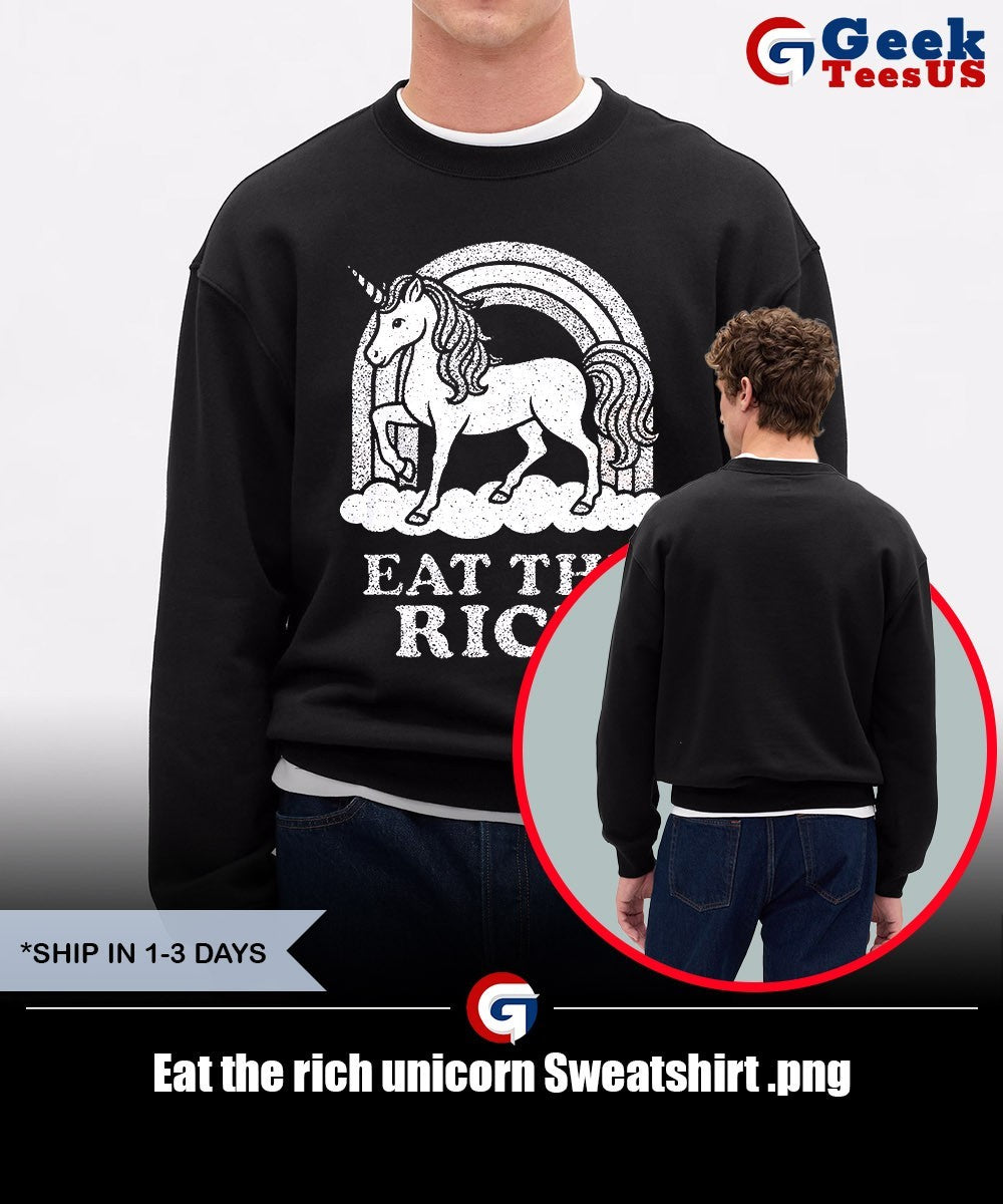Eat the rich unicorn shirt