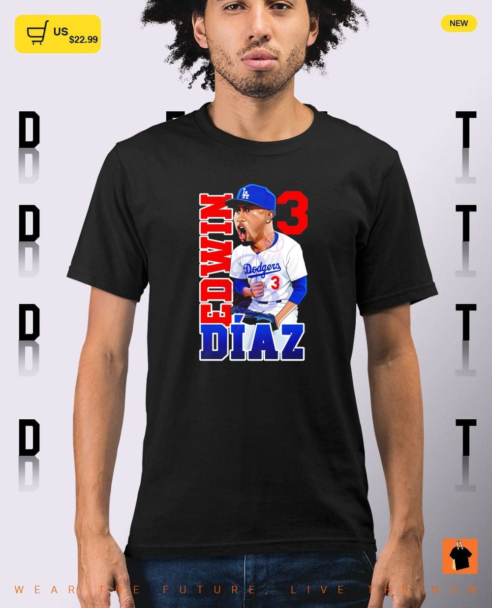 Edwin Díaz 3 Los Angeles Dodgers MLB Baseball 2026 shirt