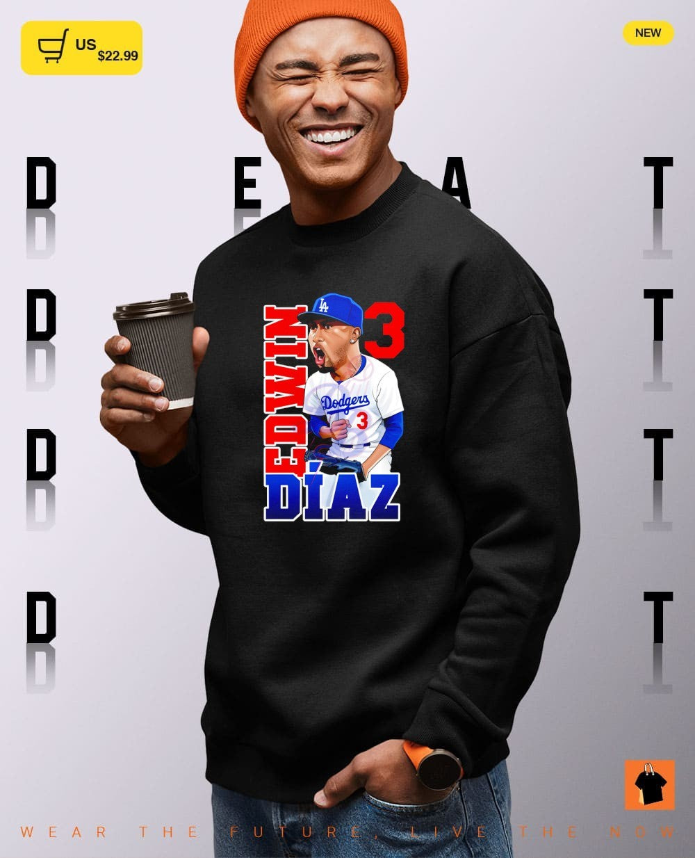 Edwin Díaz 3 Los Angeles Dodgers MLB Baseball 2026 shirt