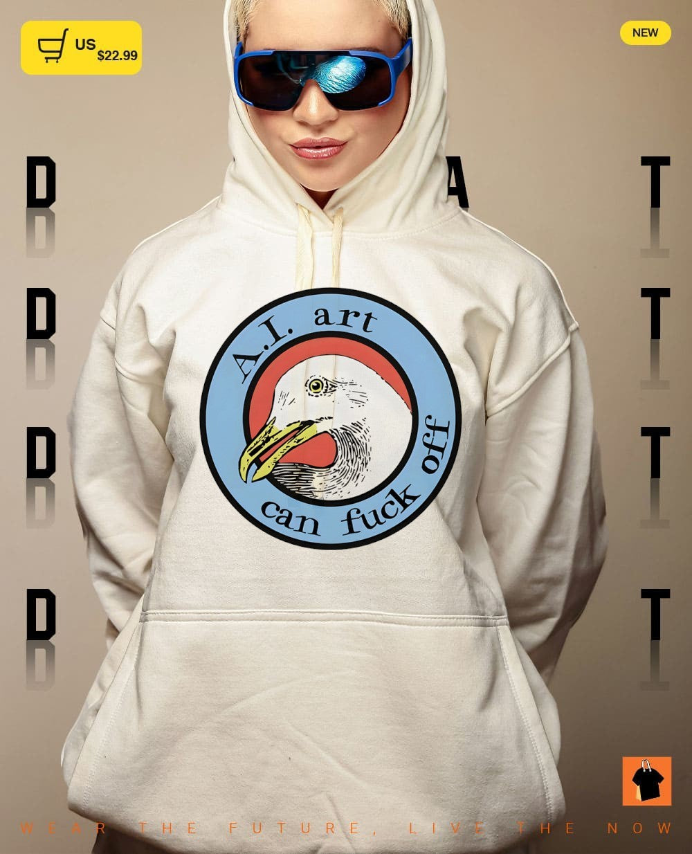 Effin’ Birds AI art can fuck off shirt