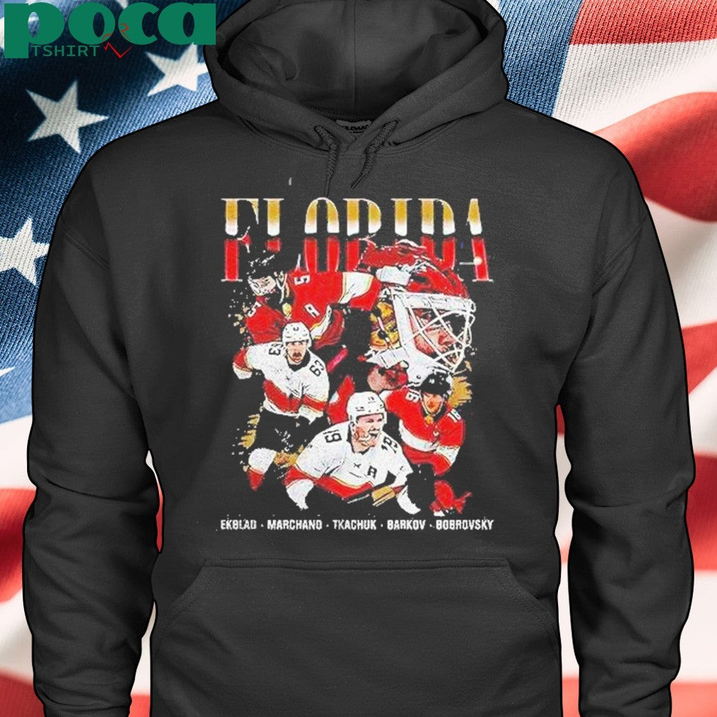 Ekblad Marchand Tkachuk Barkov Bobrovsky Florida Panthers Nhl Hockey Team Shirt