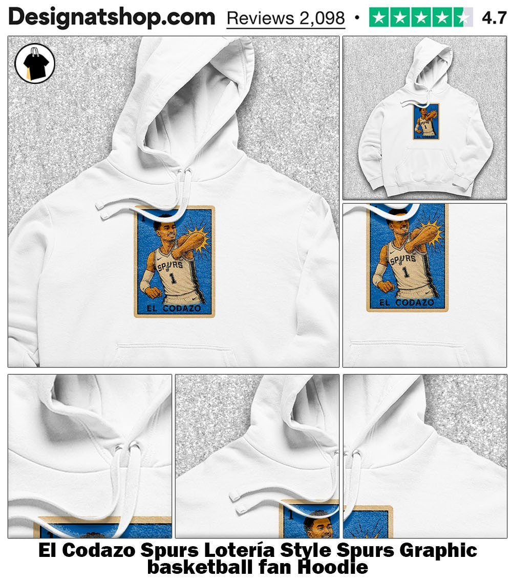 El Codazo Spurs Lotería Style Spurs Graphic basketball fan shirt