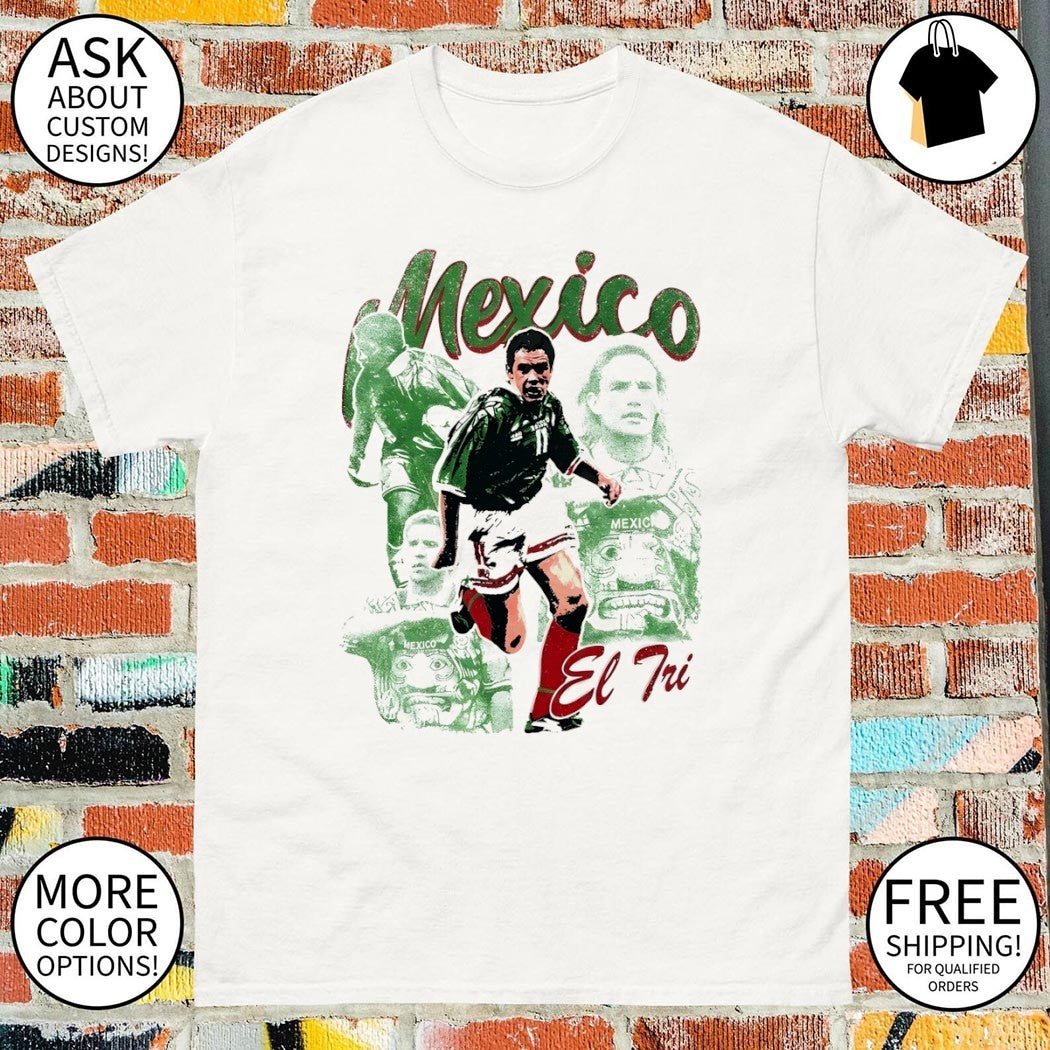 El Tri Mexico World Cup 1998 graphic shirt