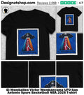 El Wembalien Victor Wembanyama UFO San Antonio Spurs Basketball NBA 2026 shirt