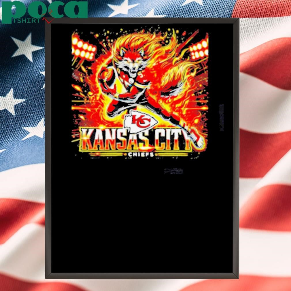 Electrifying Kansas City Chiefs Transparent mascot 2025 shirt