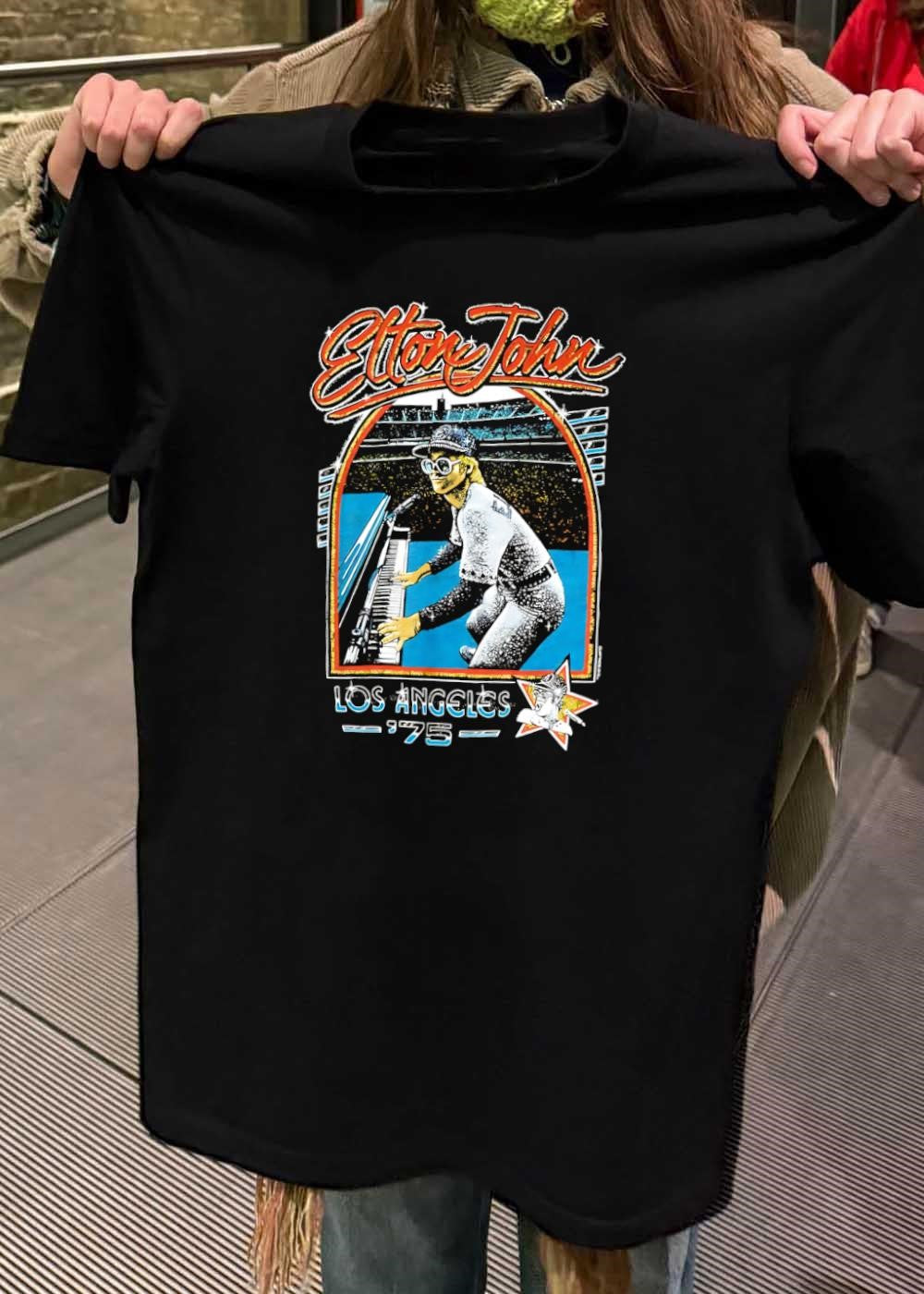Elton John Playing Piano Los Angeles 75 shirt