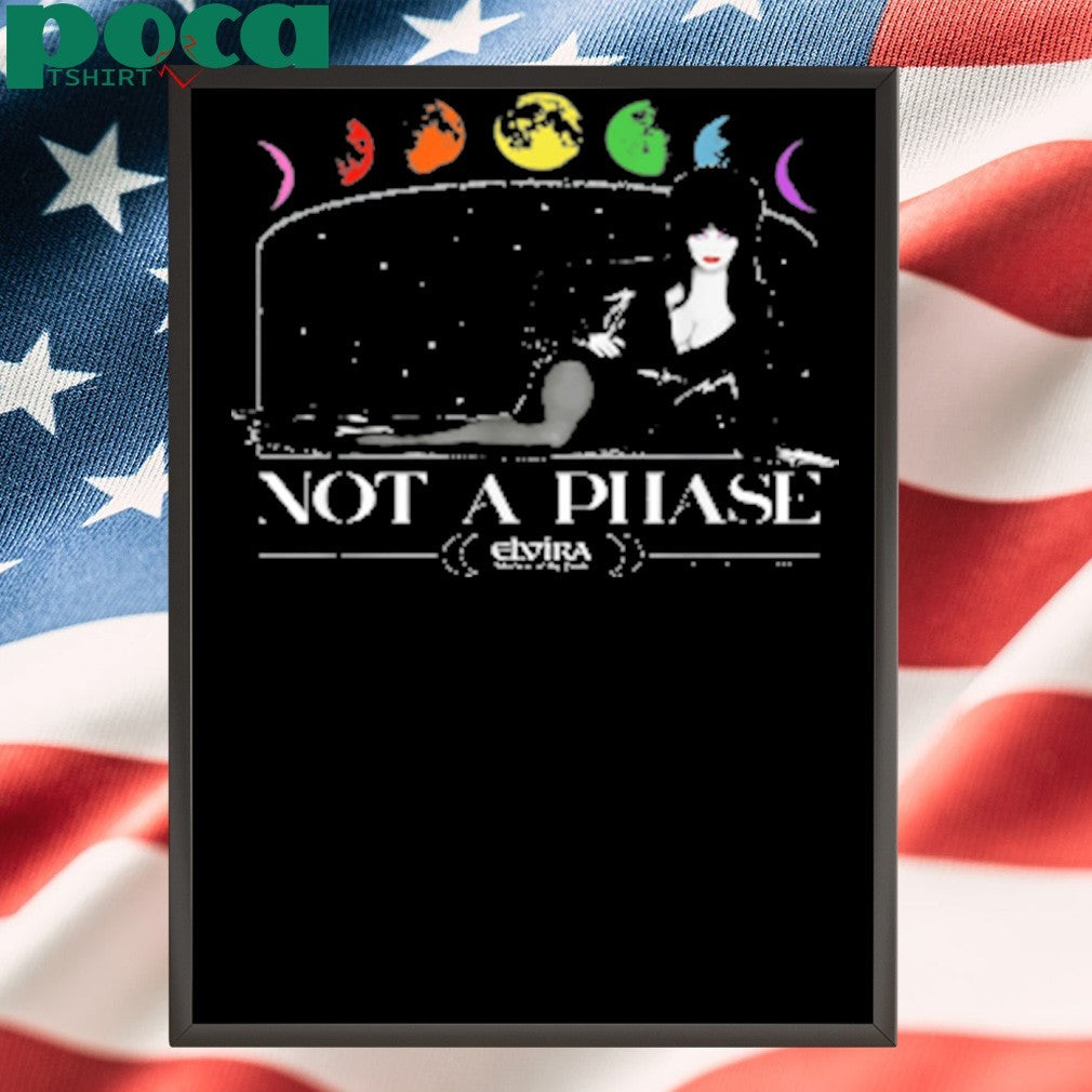 Elvira It’s Not a Phase Pride Rainbow Moon Retro shirt