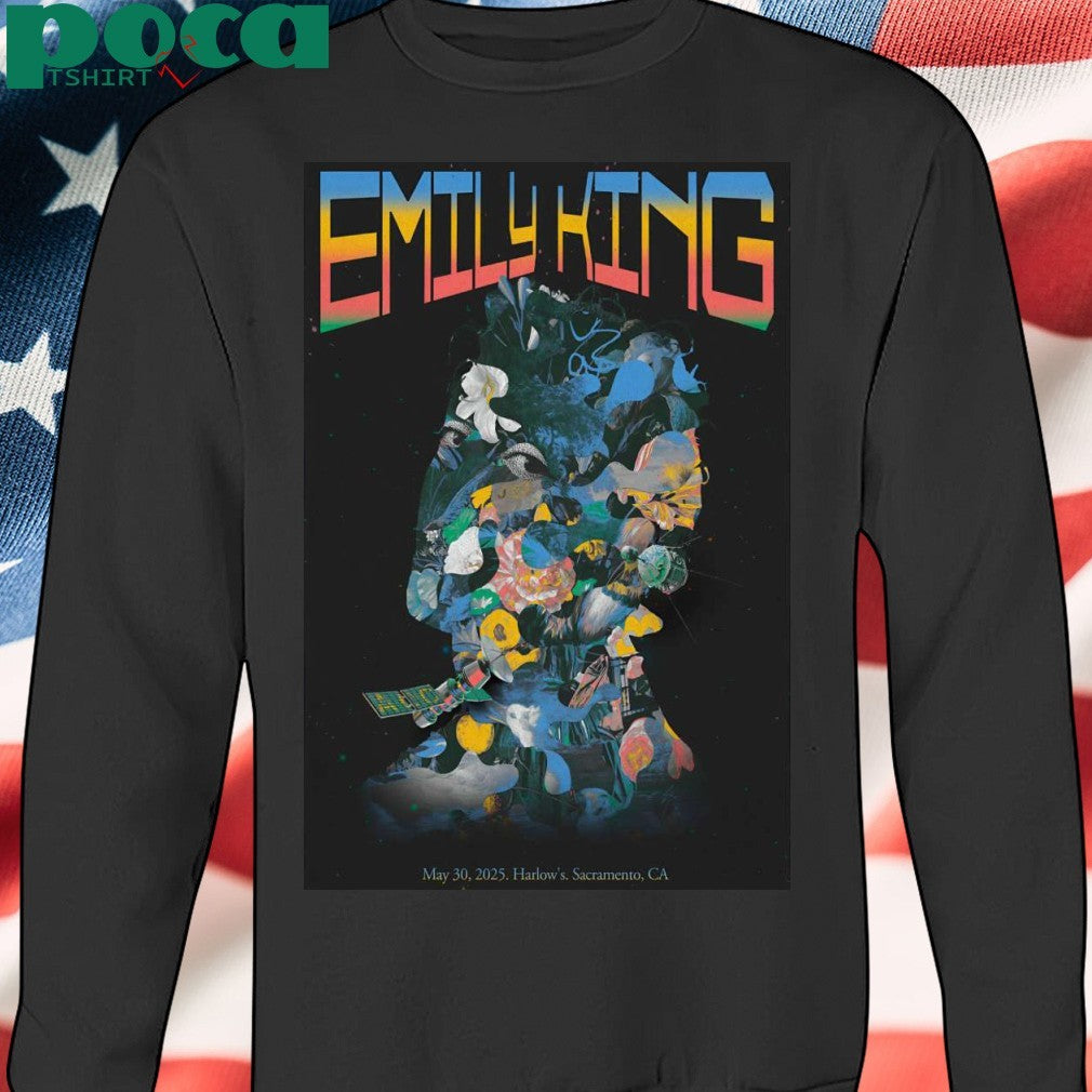 Emily King May 30 2025 Sacramento CA Poster Shirt