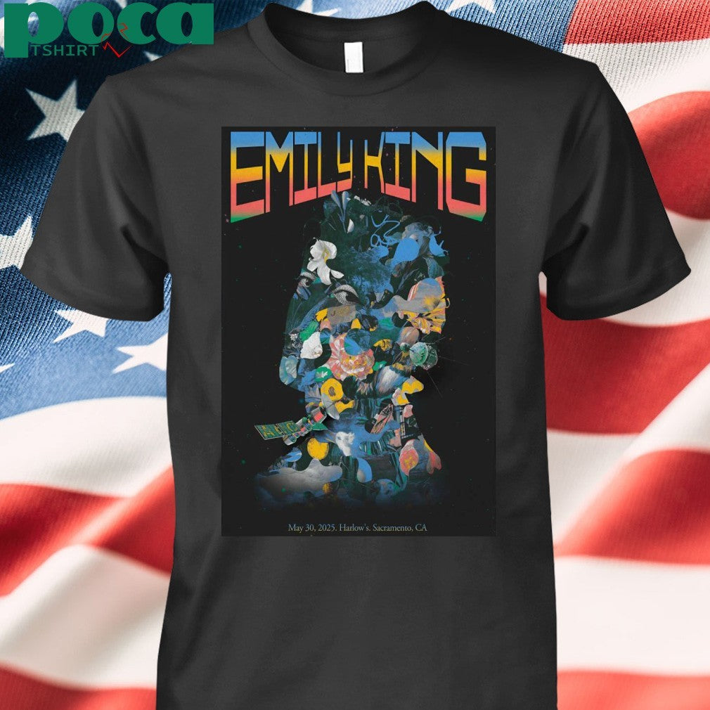 Emily King May 30 2025 Sacramento CA Poster Shirt