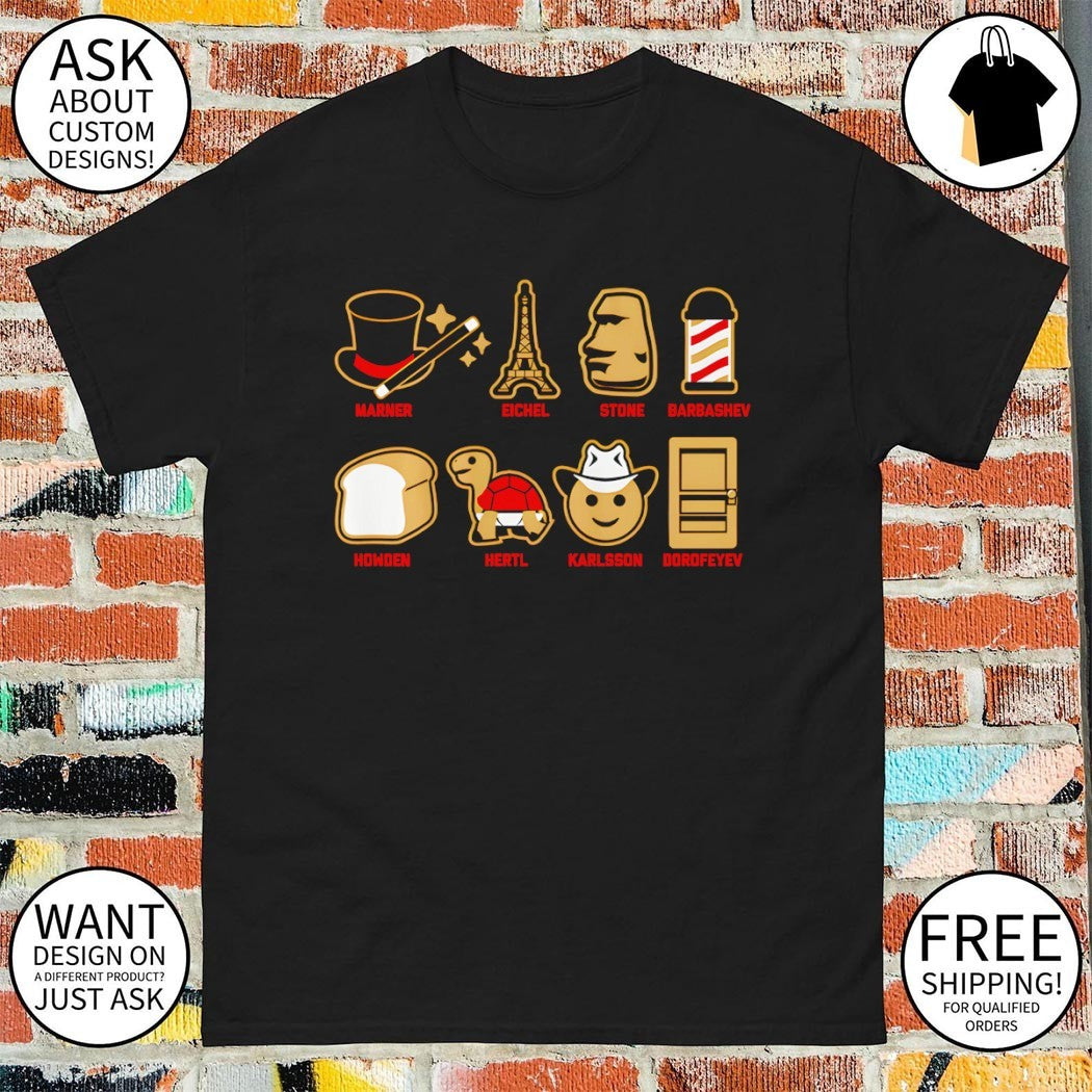 Emoji Stars Marner Eichel Stone Barbashev Vegas Golden Knights Hockey NHL 2026 shirt