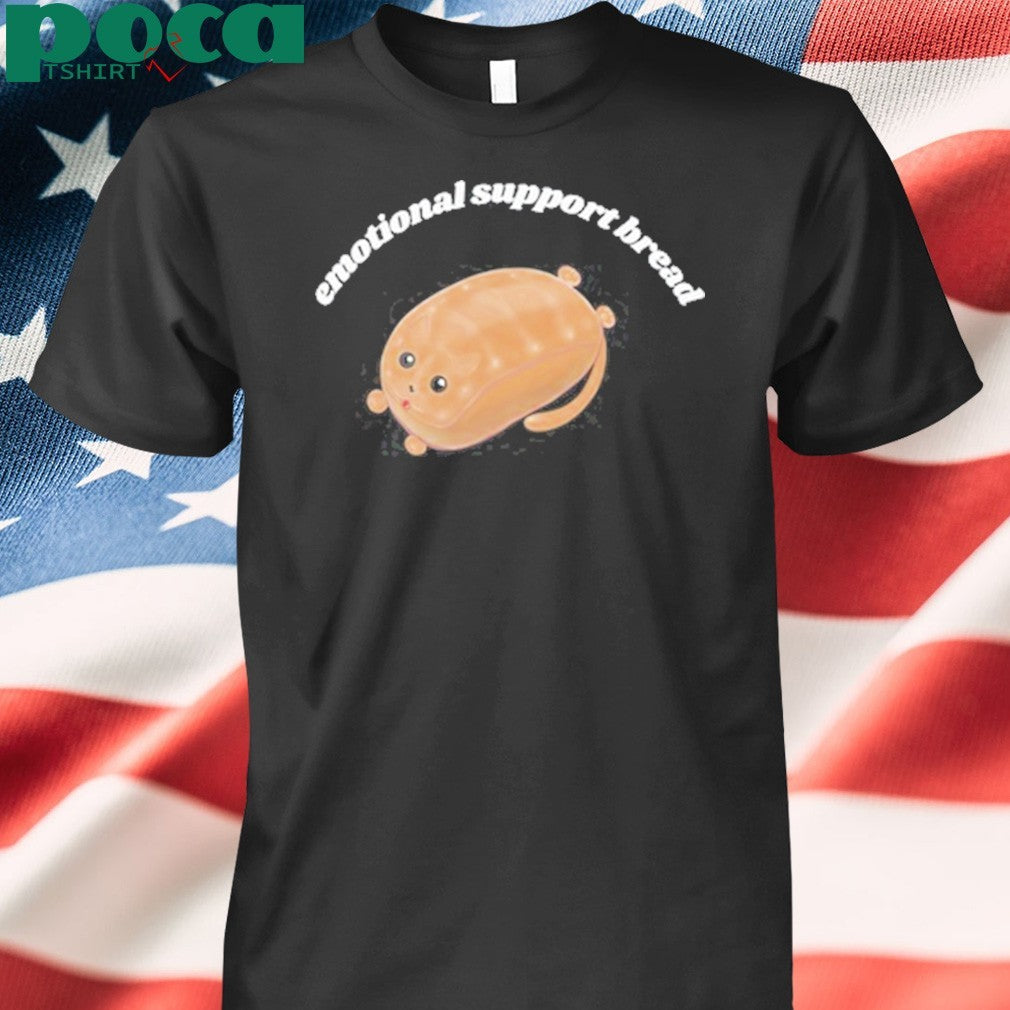 Emotional Support Bread Catloaf T-shirt