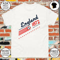 England Football Retro 90s UK World Soccer Team Graphic shirt