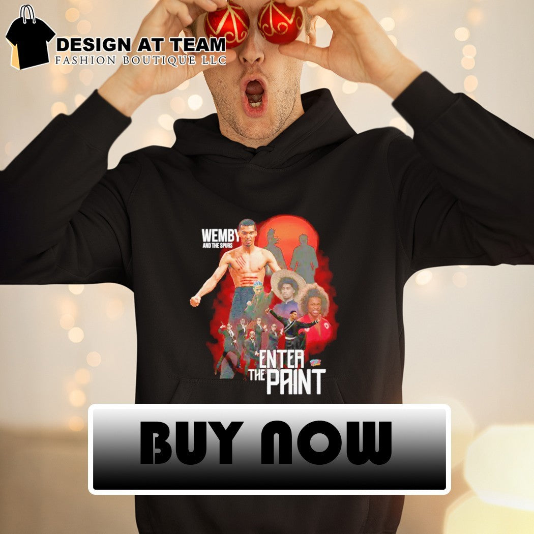 Enter the Paint Kung Fu Parody Victor Wembanyama shirt