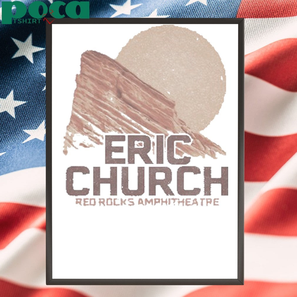 Eric Church Jul 14-16 2025 Red Rocks Event Shirt