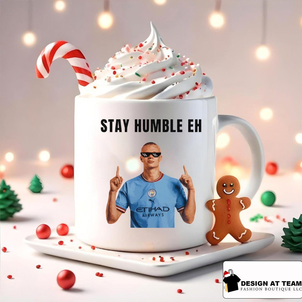 Erling Haaland Premier League Manchester City Stay Humble Eh 2026 shirt